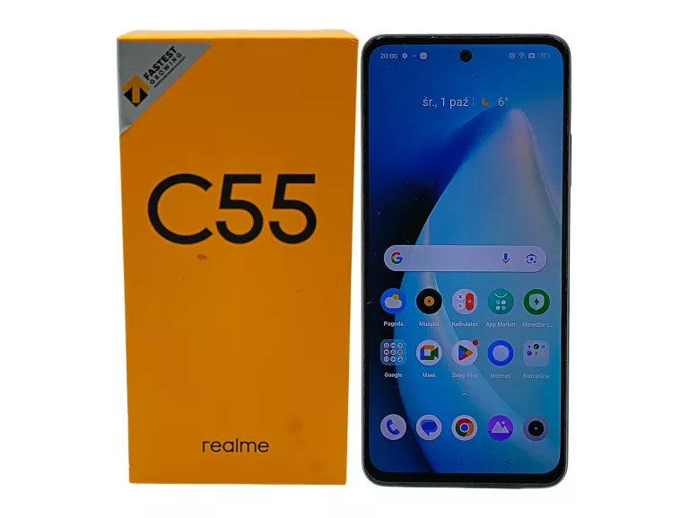 TELEFON REALME C55 RMX3710 8/256GB 6,72" 5000MAH CZARNY – WOLNY RYNEK