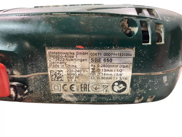 METABO WIERTARKA UDAROWA 650 W