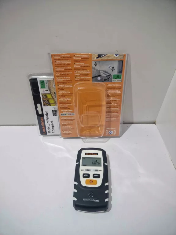 HIGROMETR NIE INWAZYJNY POJEMNOŚCIOWY MIERNIK WILGOTNOŚCI LASERLINER 82.33