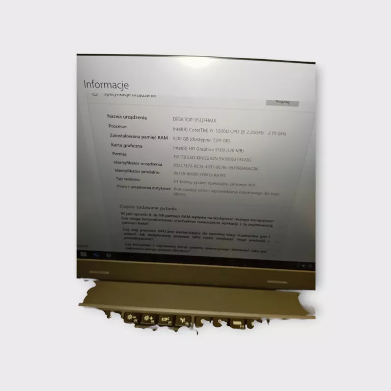 LAPTOP LENOVO THINKPAD L450 14” - INTEL CORE I5|8GB|128GB|WIN10