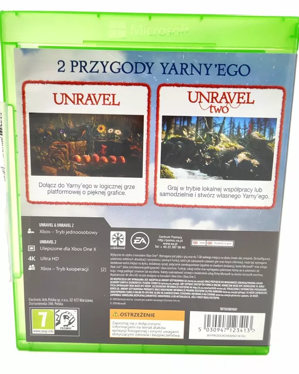 GRA UNRAVEL YARNY BUNDLE XBOX ONE