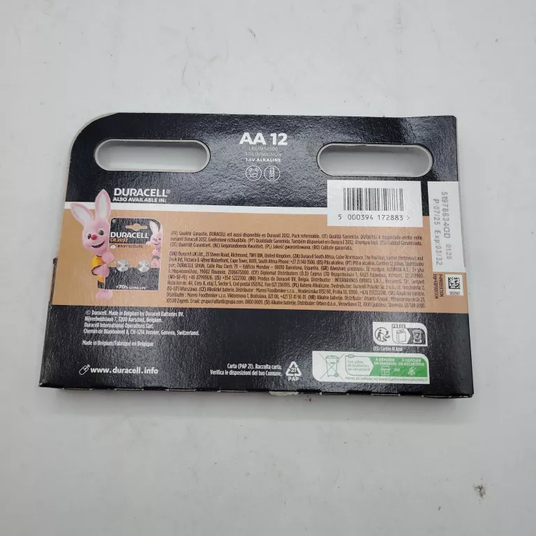 BATERIE DURACELL AA 12 SZT.