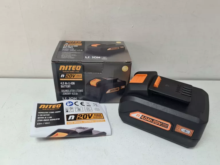 AKUMULATOR NITEO 20V MAX 4 AH  W PUDEŁKU