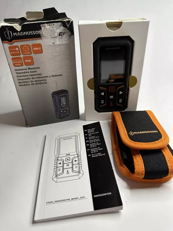DALMIERZ LASEROWY MAGNUSSON IP54 30M  SUPER STAN!