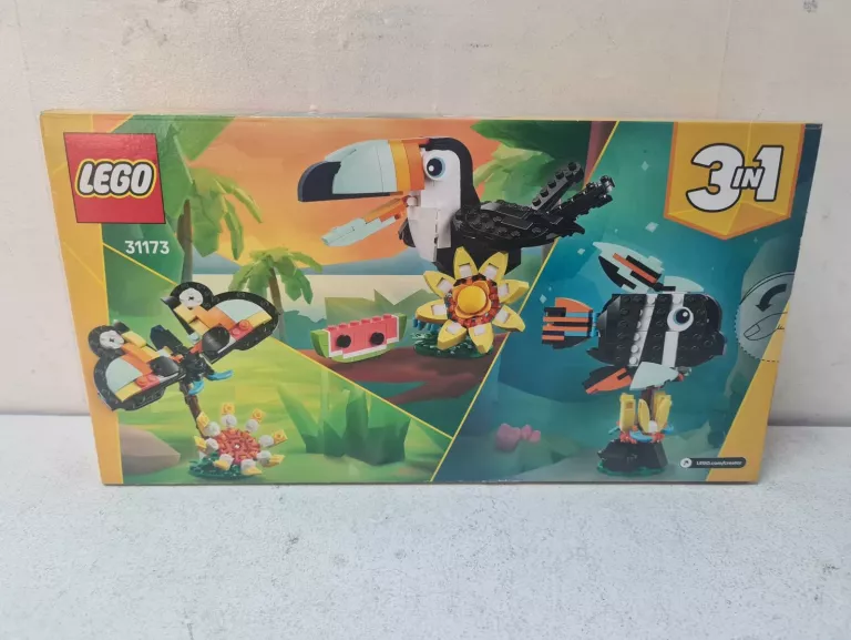 LEGO 31173 CREATOR 3W1 DZIKIE ZWIERZĘTA: TROPIKALNY TUKAN