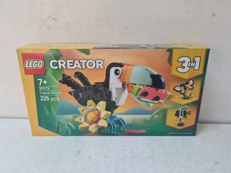 LEGO 31173 CREATOR 3W1 DZIKIE ZWIERZĘTA: TROPIKALNY TUKAN