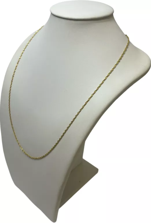 ŚLICZNY, ZŁOTY ŁAŃCUSZEK SINGAPUR, 1,2G/P.585/56CM