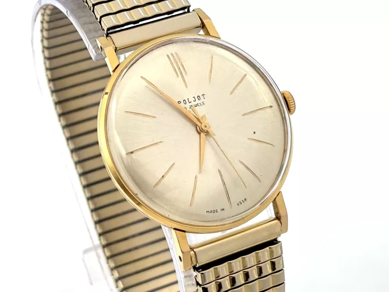 ZEGAREK POLJOT 16 JEWELS MECHANICZNY BRANSOLETA