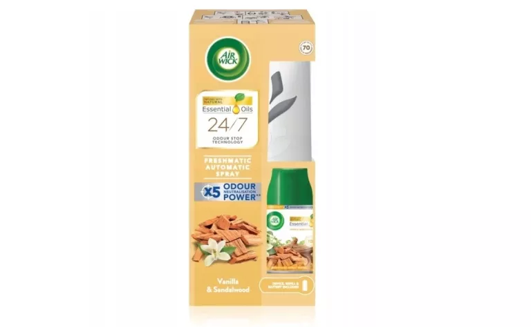AIR WICK FRESHMATIC KOMPLET WANILIA I DRZEWO SANDAŁOWE 250 ML