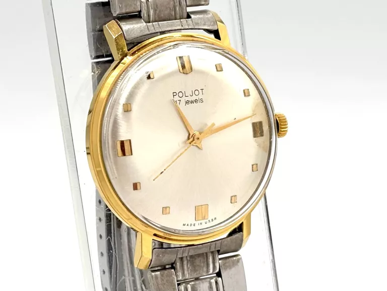 ZEGAREK POLJOT 17 JEWELS MECHANICZNY BRANSOLETA