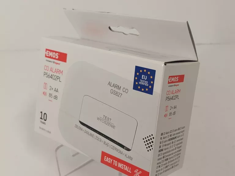 DETEKTOR CZUJNIK TLENKU WĘGLA CZADU CO2 GS827PL