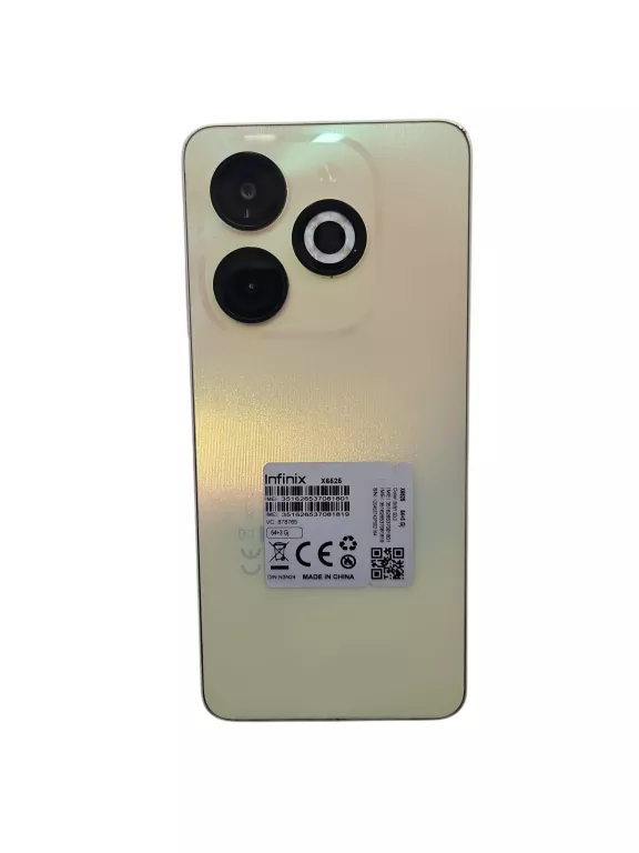 TELEFON INFINIX SMART 8 3/64 GB 4G ŻÓŁTY PĘKNIĘTY EKRAN