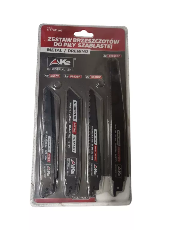K2 TOOLS N-BRZ01SET ZESTAW BRZESZCZOTÓW DO PIŁY SZABLASTEJ