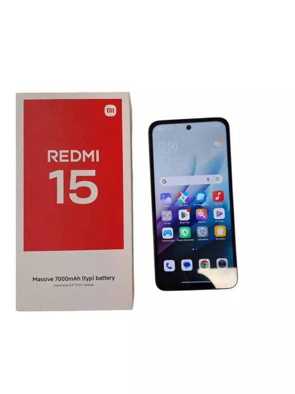 SMARTFON XIAOMI REDMI 15 8 GB / 256 GB 4G (LTE) CZARNY