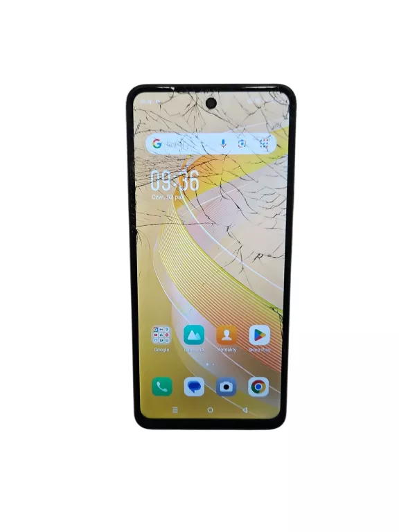 TELEFON INFINIX SMART 8 3/64 GB 4G ŻÓŁTY PĘKNIĘTY EKRAN