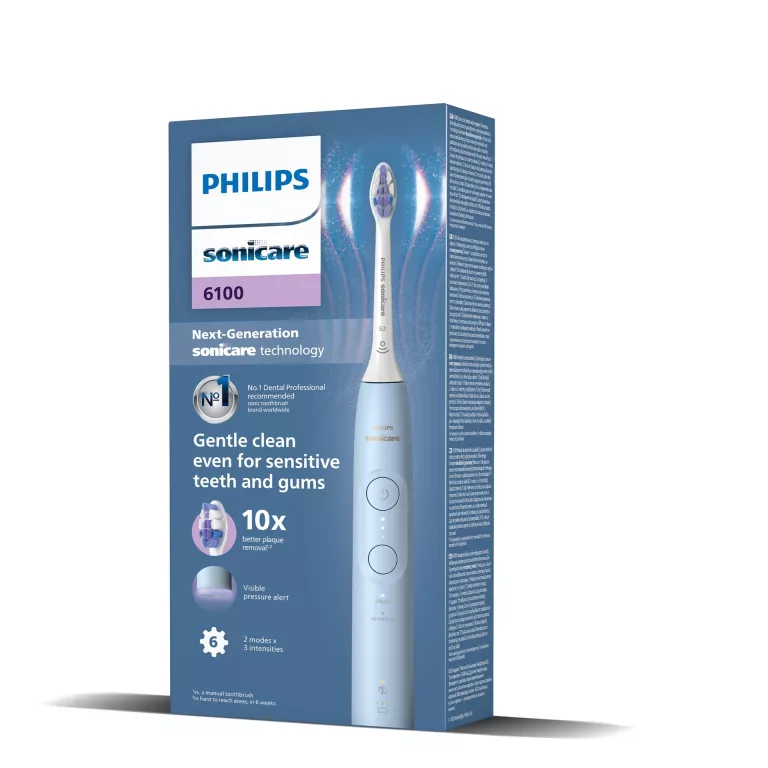 SZCZOTECZKA SONICZNA DO ZĘBÓW PHILIPS SONICARE HX7406/01 6100 NIEBIESKA