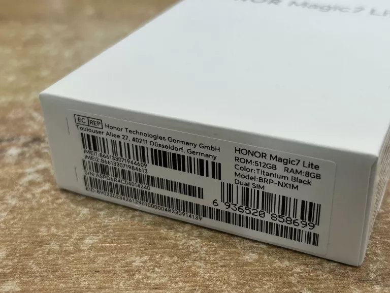 TELEFON HONOR MAGIC 7 LITE KOMPLET 512GB 8GB GWARANCJA PLAY