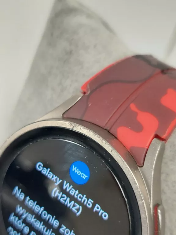 SMARTWATCH SAMSUNG GALAXY WATCH 5 PRO GPS 45MM SM-R920 GRAY TITANIUM SZARY
