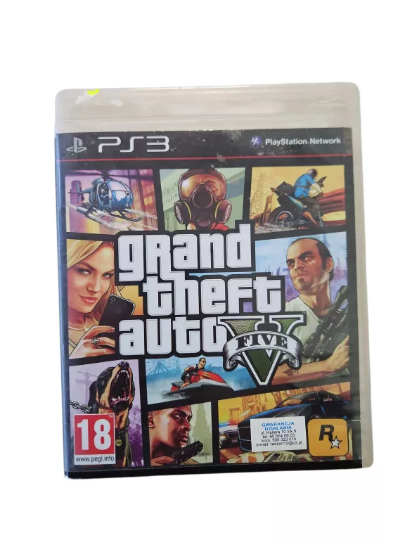 GRA GRAND THEFT AUTO V GTA 5 PS3