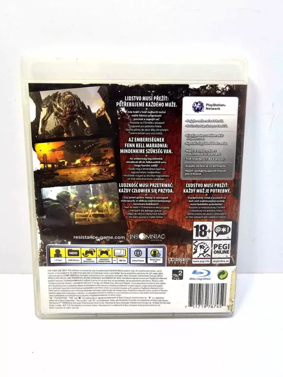 GRA PS3 RESISTANCE 2