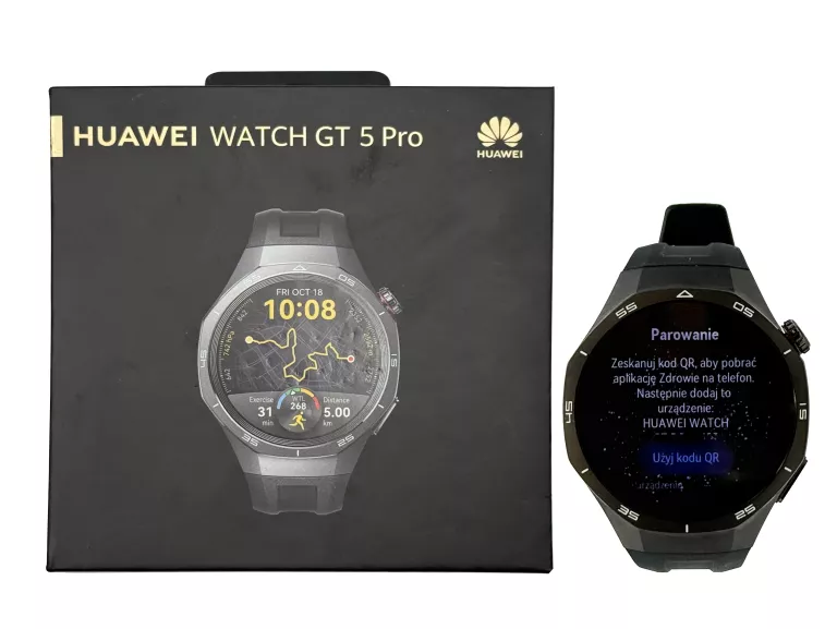 SMARTWATCH HUAWEI WATCH GT 5 PRO 46MM VLI-B29 IP69K BLACK - GW. 08.2027