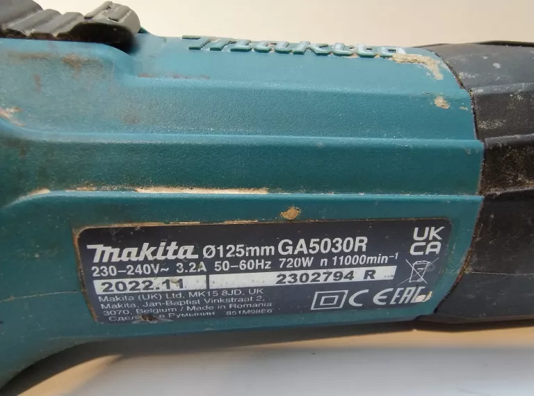 SZLIFIERKA KATOWA - MAKITA GA 5030R (B/N)