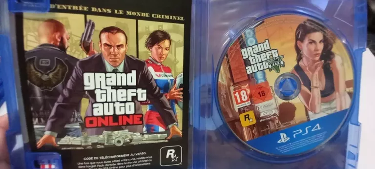 ZESTAW GIER PS4 GTA V / SPIDER-MAN / CALL OF DUTY