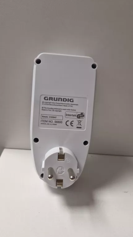 WATOMIERZ MIERNIK LICZNIK ZUŻYCIA ENERGII PRĄDU GRUNDIG MAX 3680W