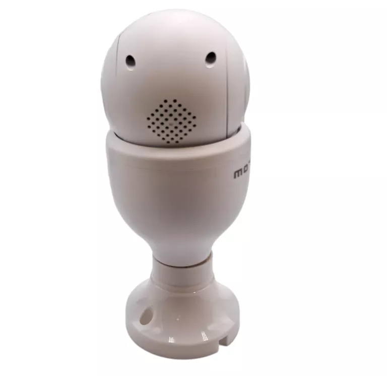 KAMERA WIFI WEWNĘTRZNA OBROTOWA ŻARÓWKA GWINT E27 IP 3MP TUYA MONITORING