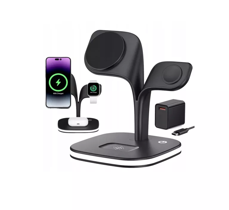 ŁADOWARKA INDUKCYJA 5 IN 1 WIRELESS CHARGING STATION EXW