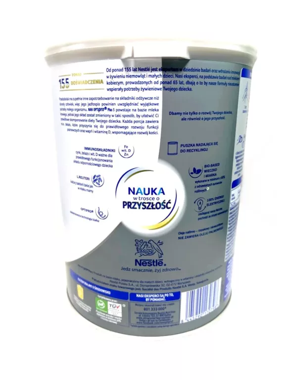 MLEKO MODYFIKOWANE NESTLE NAN OPTIPRO PLUS 5 800 G