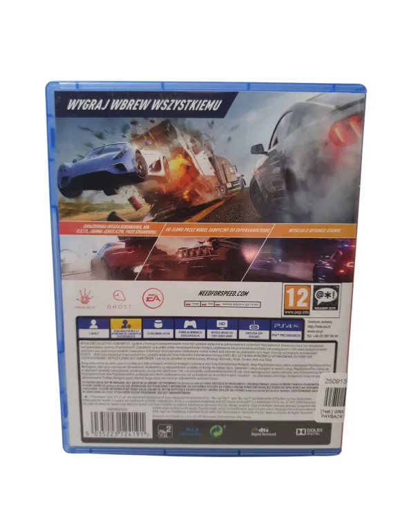 GRA NEED FOR SPEED PAYBACK PS4
