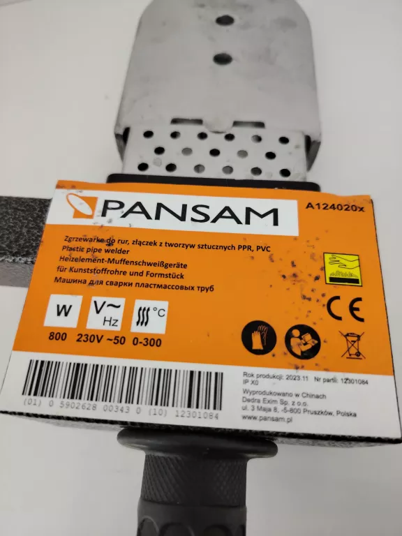 PANSAM A124020 ZGRZEWARKA DO RUR W WALIZCE