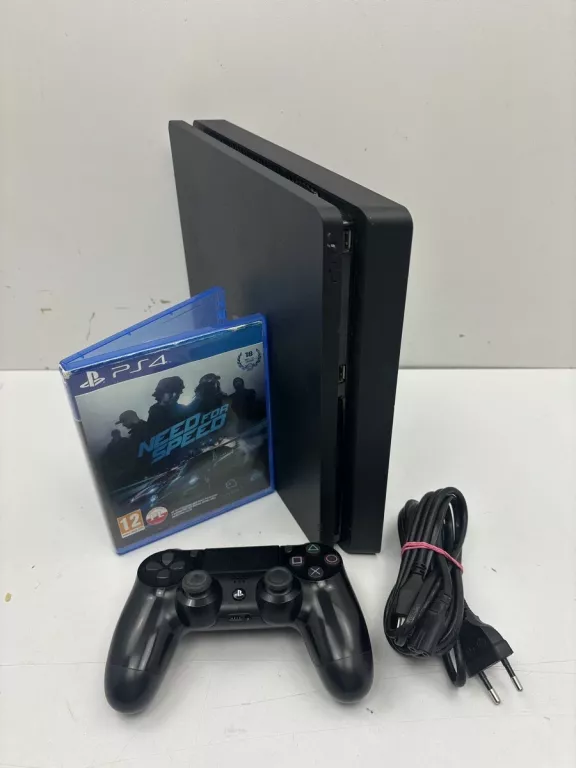 KONSOLA PS4 512GB + PAD + OKABLOWANIE + GRA NEED FOR SPEED