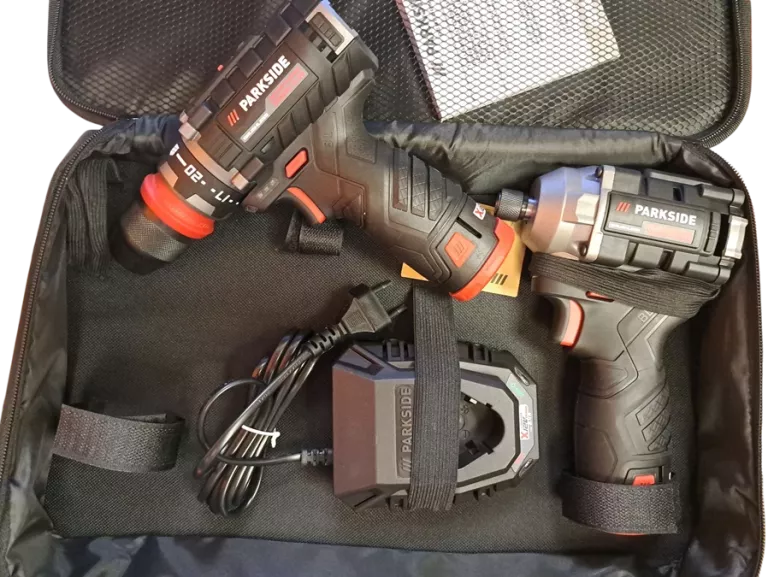 20V CORDLESS DRILL DRIVER SET PARKSIDE ZESTAW