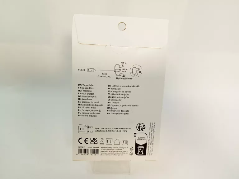 ŁADOWARKA SIECIOWA Z 3 KOŃCÓWKAMI