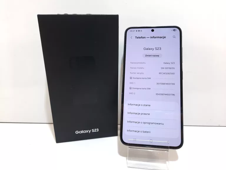 SMARTFON SAMSUNG GALAXY S23 8 GB / 256 GB