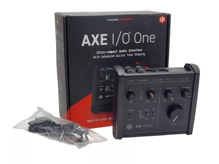 IK MULTIMEDIA AXE I/O ONE INTERFEJS AUDIO USB-C 192KHZ CZARNY