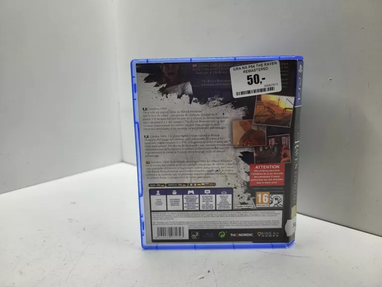 GRA NA PS4 THE RAVEN REMASTERED