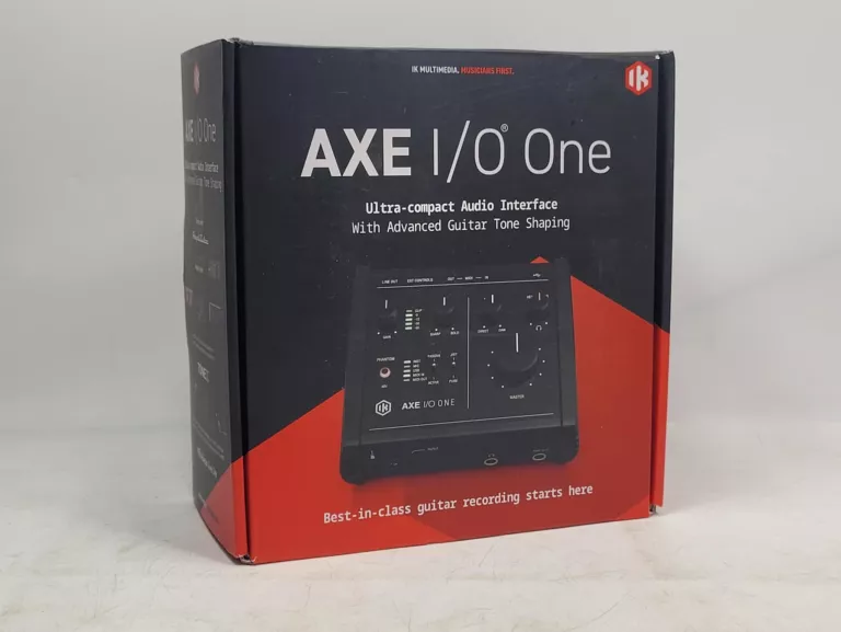 IK MULTIMEDIA AXE I/O ONE INTERFEJS AUDIO USB-C 192KHZ CZARNY