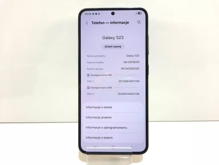 SMARTFON SAMSUNG GALAXY S23 8 GB / 256 GB