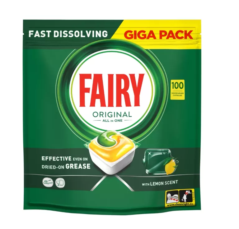 KAPSUŁKI DO ZMYWARKI FAIRY ALL IN ONE 100 SZT.