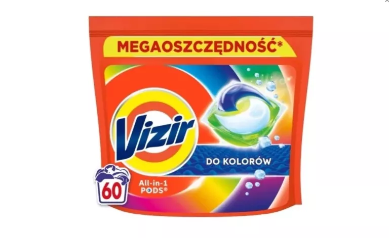 KAPSUŁKI DO PRANIA VIZIR DO KOLORÓW 60SZT