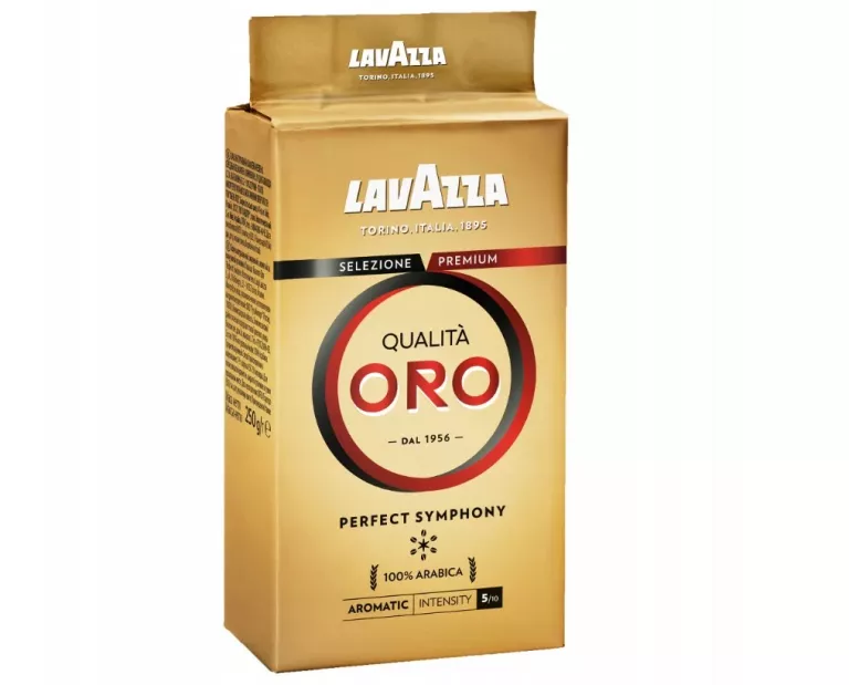 KAWA MIELONA LAVAZZA QUALITA ORO 250G KAWA PALONA 100% ARABICA