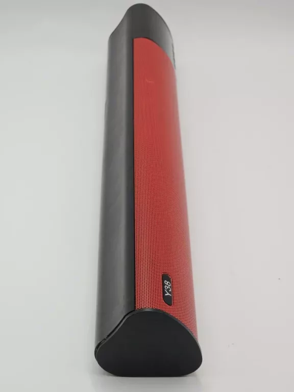 GŁOŚNIK BEZPRZEWODOWY BT SOUNDBAR POD TV Y38 10W CZERWONY