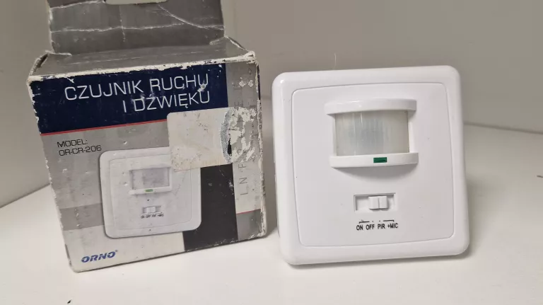 CZUJNIK RUCHU I DŹWIĘKU ORNO OR-CR-206