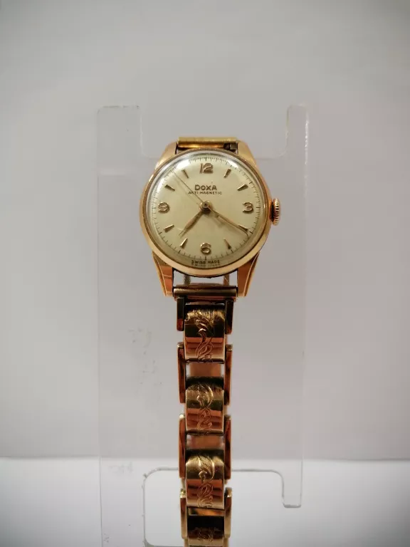 ZŁOTY ZEGAREK DOXA 585 W:39,09 VINTAGE