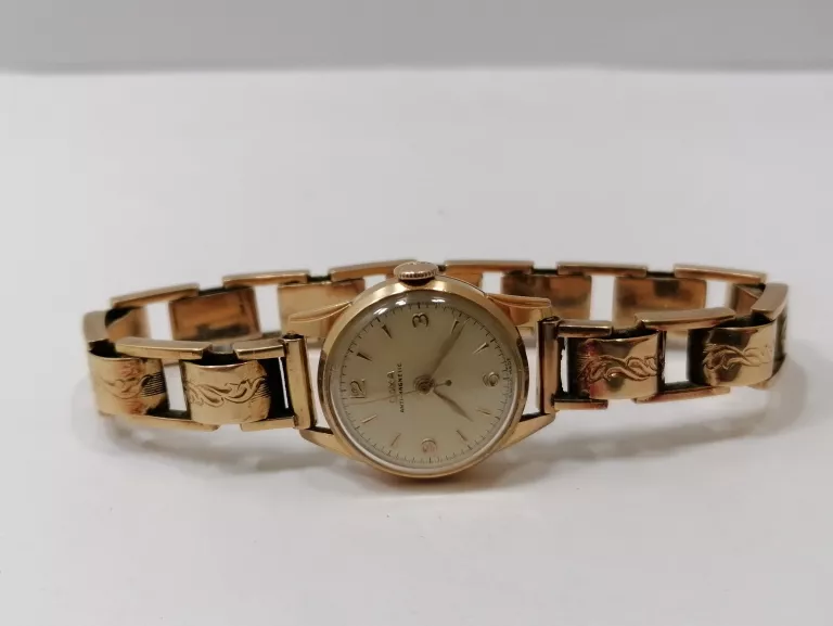 ZŁOTY ZEGAREK DOXA 585 W:39,09 VINTAGE