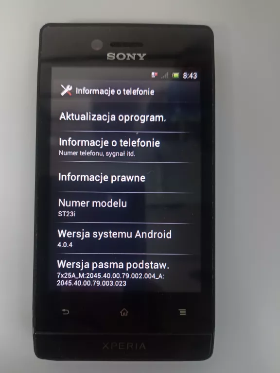TELEFON SONY ST23I