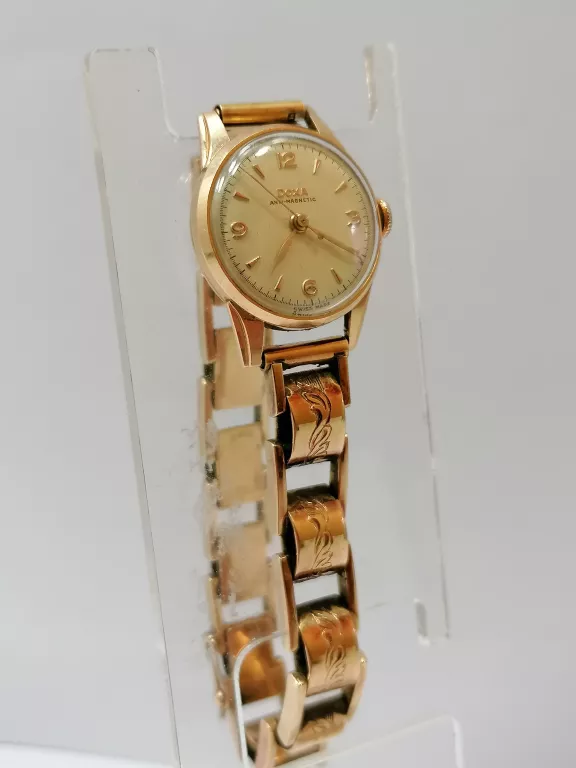 ZŁOTY ZEGAREK DOXA 585 W:39,09 VINTAGE